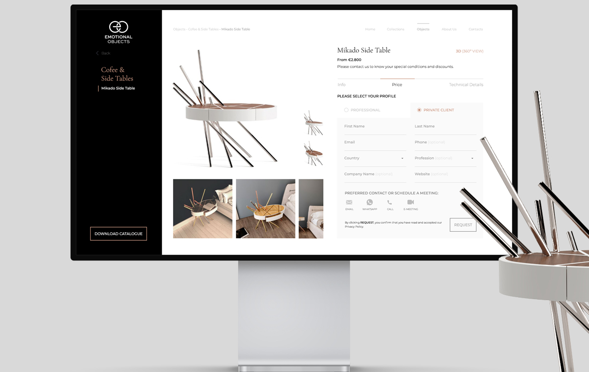 Desktop Product Page, w/product