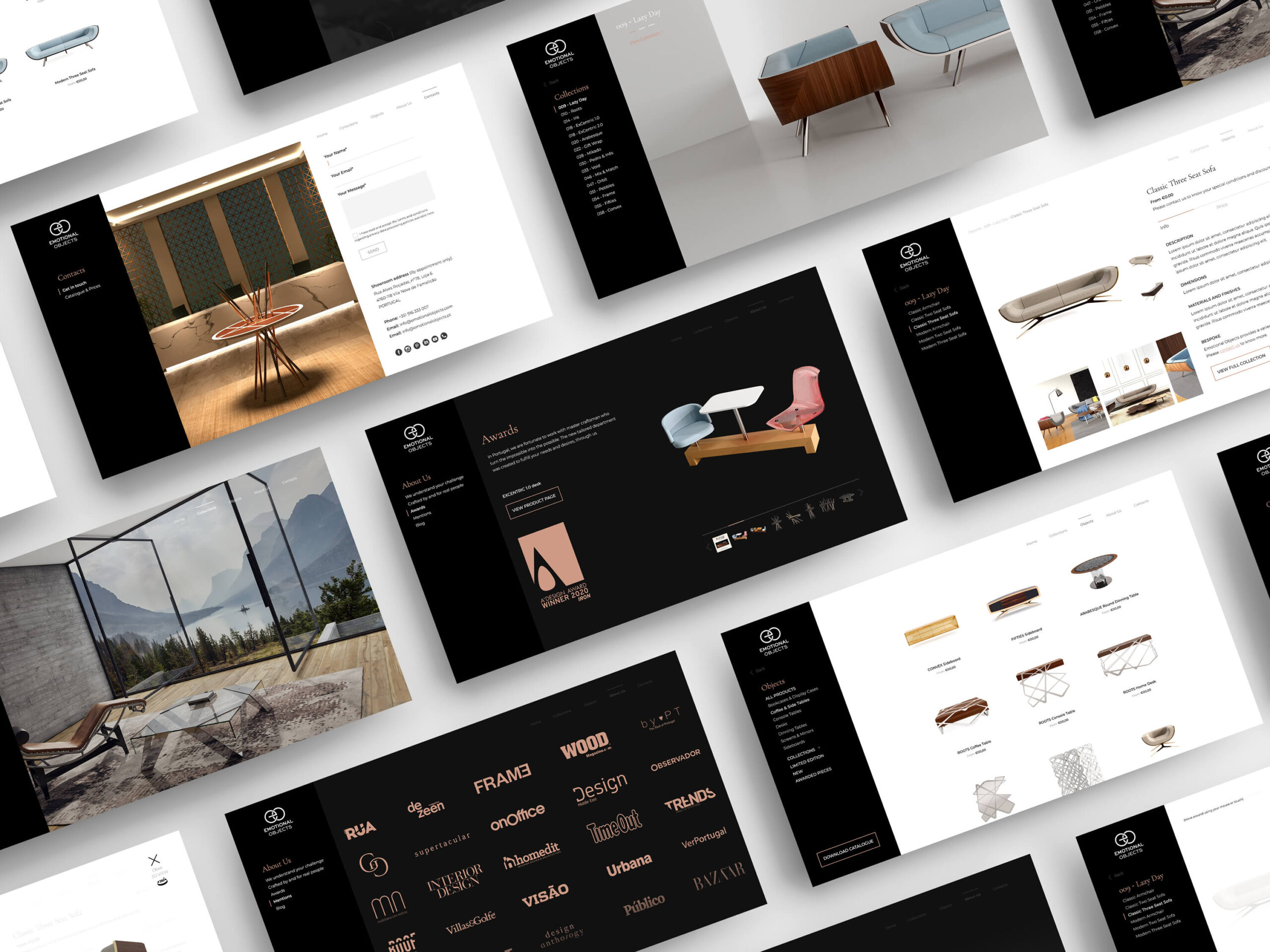 Desktop screens
