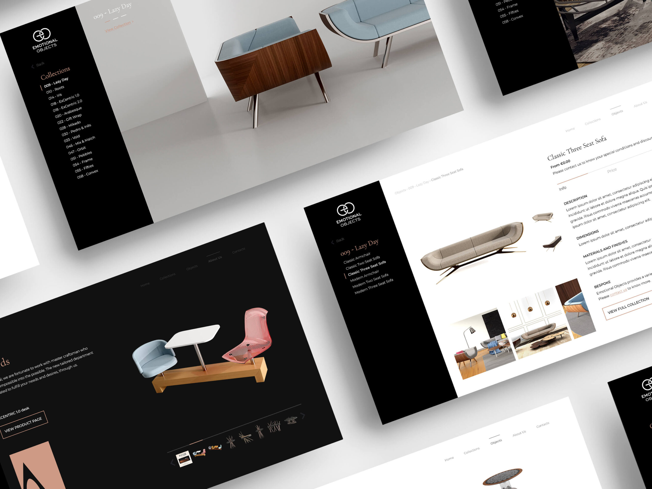 Desktop screens - detail