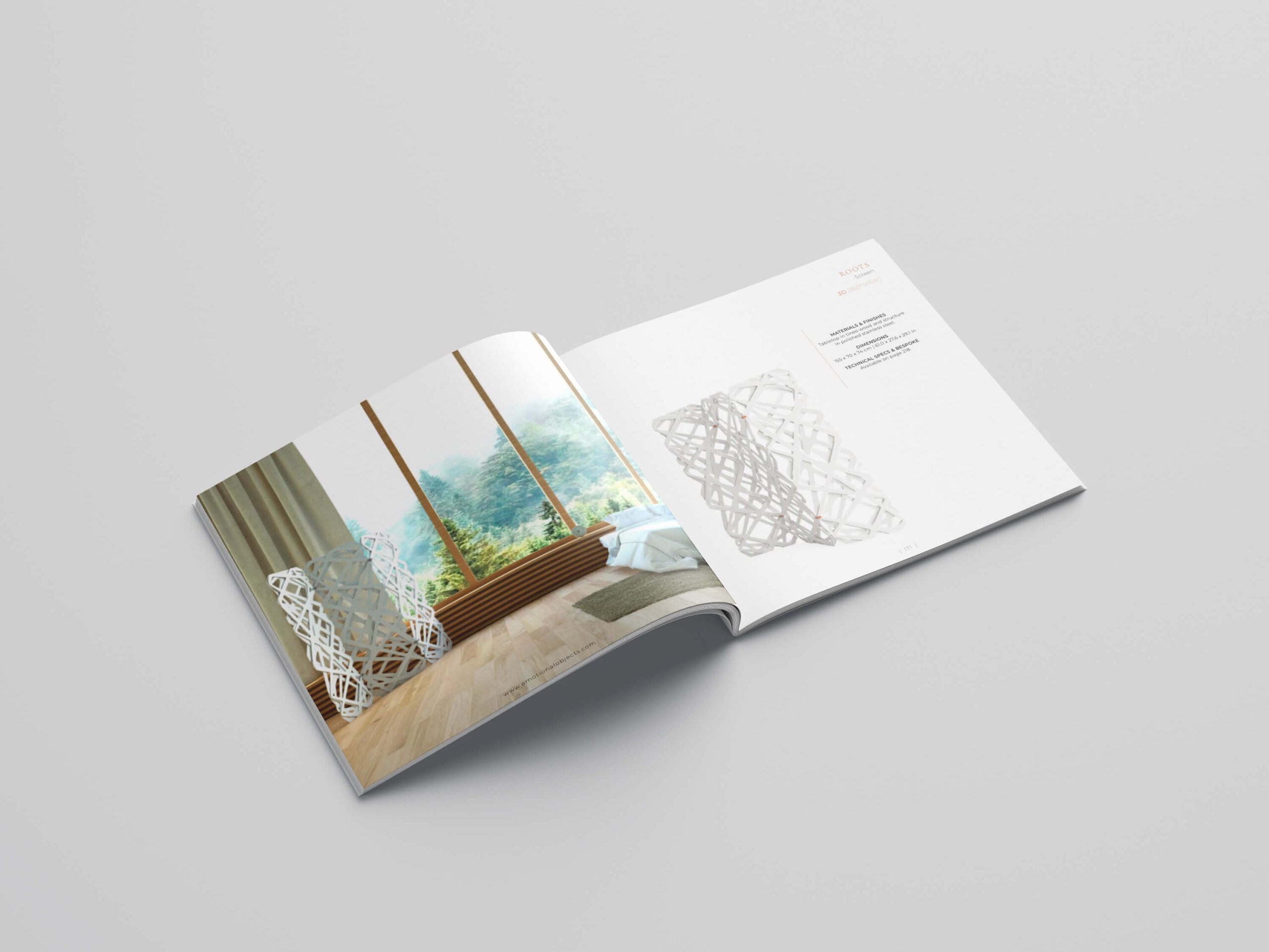 Catalogue - Inside ambience and product pages